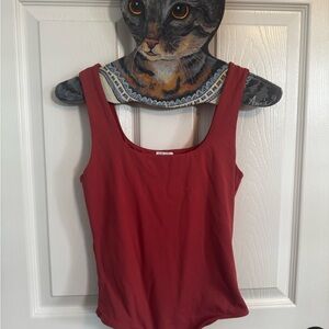 Women's Rust/Muted Tank Top Bodysuit